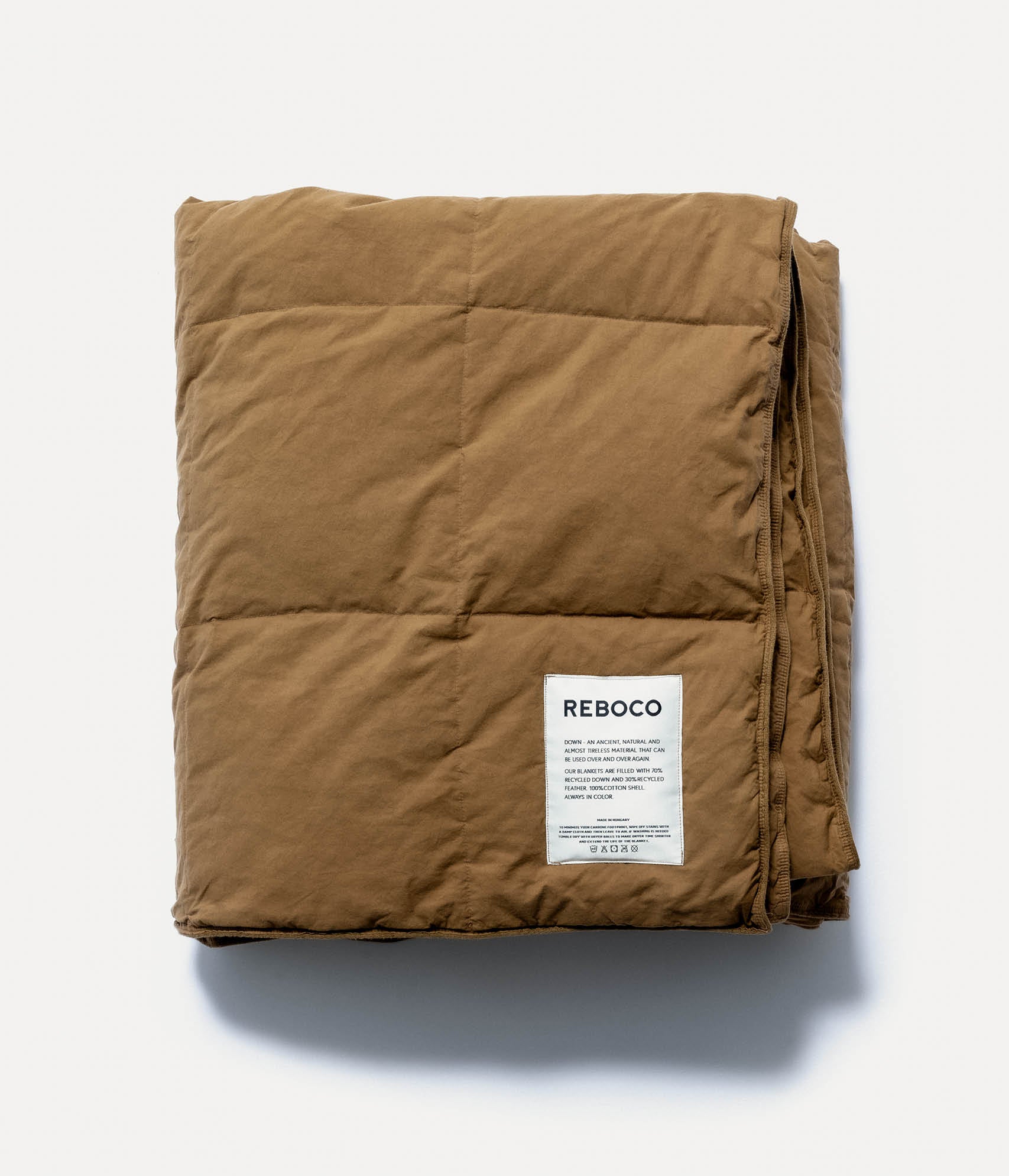 Down blanket, Cognac