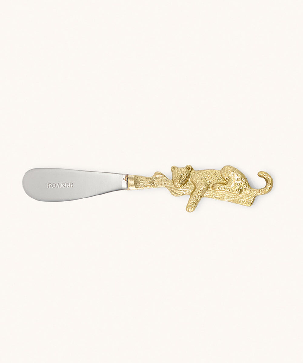Leopard smör kniv